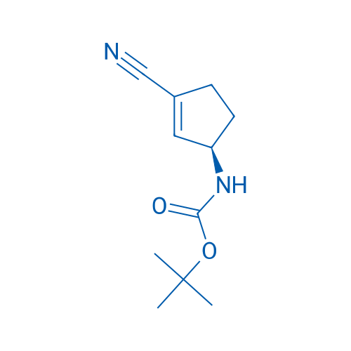 tert-Butyl (R)-(3-cyanocyclopent-2-en-1-yl)carbamate 250mg