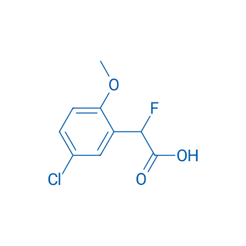 2-(5-Chloro-2-methoxyphenyl)-2-fluoroacetic acid 1g