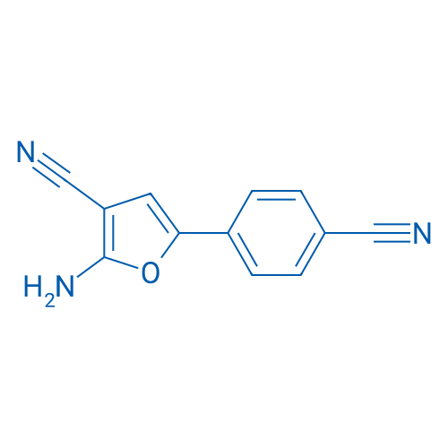 2-Amino-5-(4-cyanophenyl)furan-3-carbonitrile 1g
