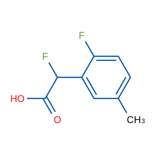2-Fluoro-2-(2-fluoro-5-methylphenyl)acetic acid 1g