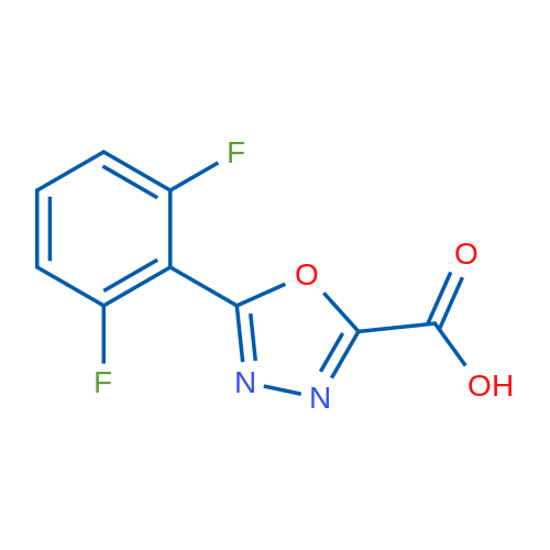 5-(2,6-Difluorophenyl)-1,3,4-oxadiazole-2-carboxylic acid 1g
