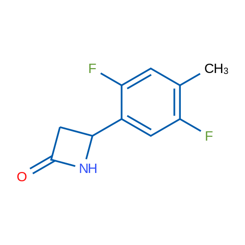 4-(2,5-Difluoro-4-methylphenyl)azetidin-2-one 1g