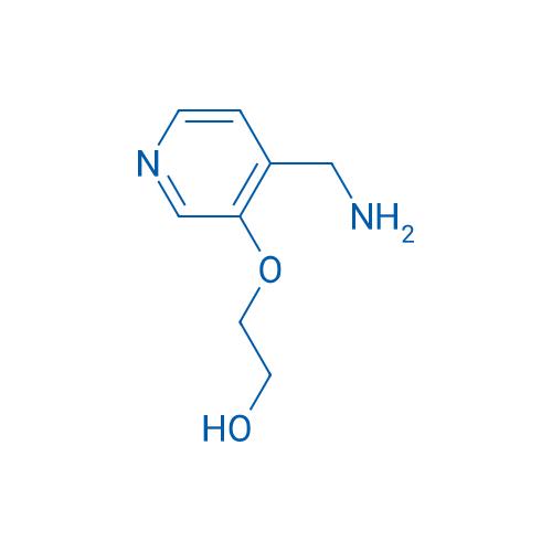 2-(4-(Aminomethyl)pyridin-3-yloxy)ethanol 250mg