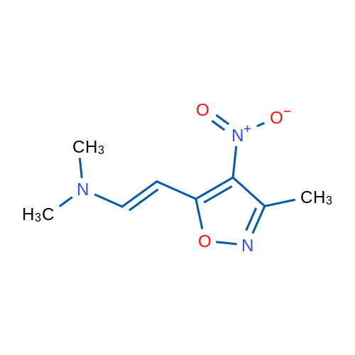 Dimethyl[(E)-2-(3-methyl-4-nitro-1,2-oxazol-5-yl)ethenyl]amine 1g