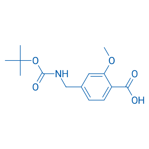 4-(([(tert-Butoxy)carbonyl]amino)methyl)-2-methoxybenzoic acid 1g