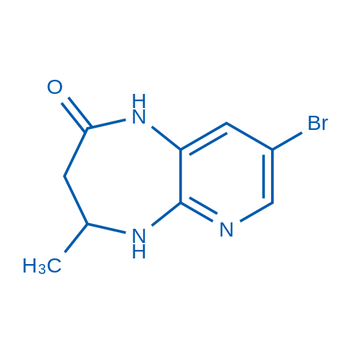 8-Bromo-4-methyl-1H,2H,3H,4H,5H-pyrido[2,3-b][1,4]diazepin-2-one 50mg