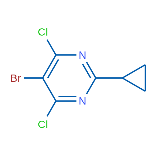 5-Bromo-4,6-dichloro-2-cyclopropylpyrimidine 1g
