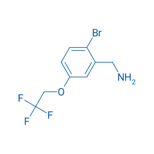 (2-Bromo-5-(2,2,2-trifluoroethoxy)phenyl)methanamine 1g