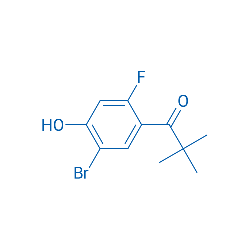 1-(5-Bromo-2-fluoro-4-hydroxyphenyl)-2,2-dimethylpropan-1-one 1g