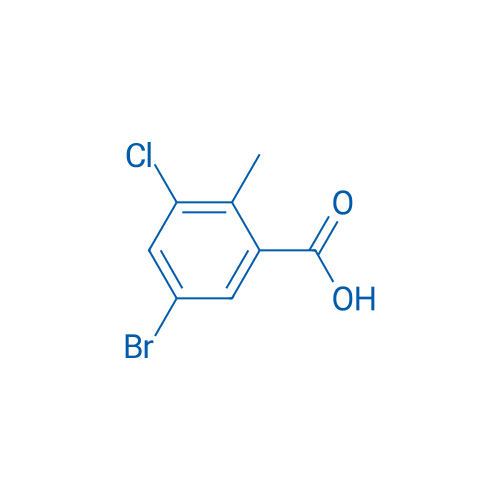 5-Bromo-3-chloro-2-methylbenzoic acid 1g