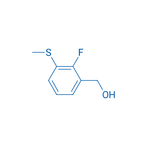 (2-Fluoro-3-(methylthio)phenyl)methanol 250mg
