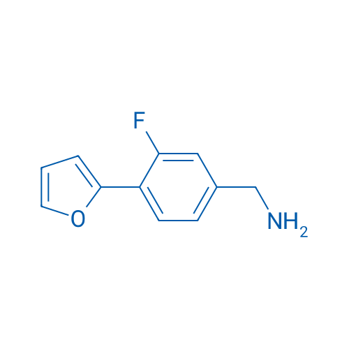 (3-Fluoro-4-(furan-2-yl)phenyl)methanamine 50mg