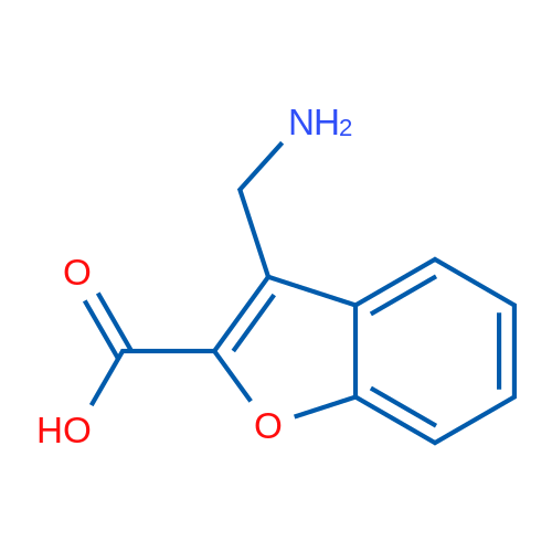 3-(Aminomethyl)-1-benzofuran-2-carboxylic acid 1g