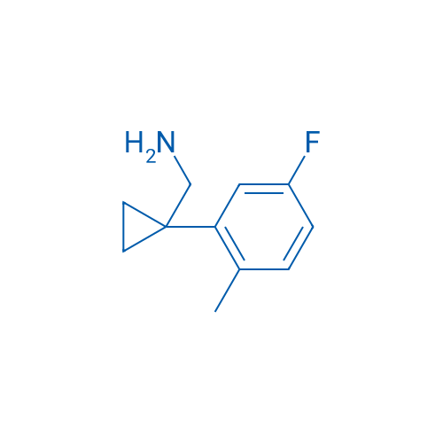 (1-(5-Fluoro-2-methylphenyl)cyclopropyl)methanamine 250mg
