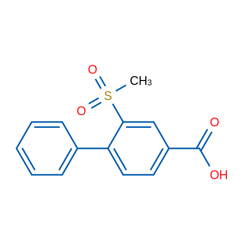 2-(Methylsulfonyl)-[1,1'-biphenyl]-4-carboxylic acid 1g