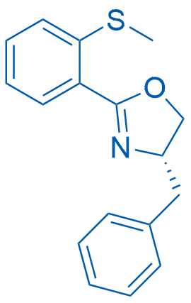 (S)-4-Benzyl-2-(2-(methylthio)phenyl)-4,5-dihydrooxazole 1g