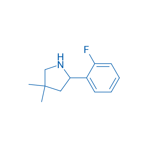 2-(2-Fluorophenyl)-4,4-dimethylpyrrolidine 1g