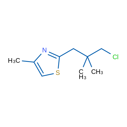 2-(3-Chloro-2,2-dimethylpropyl)-4-methyl-1,3-thiazole 1g