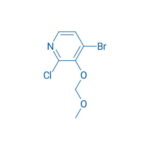 4-Bromo-2-chloro-3-(methoxymethoxy)pyridine 250mg