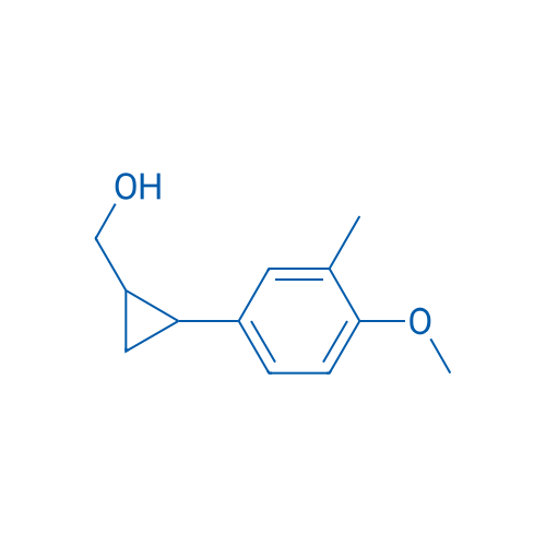 (2-(4-Methoxy-3-methylphenyl)cyclopropyl)methanol 250mg