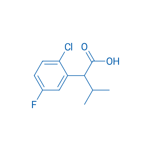 2-(2-Chloro-5-fluorophenyl)-3-methylbutanoic acid 1g