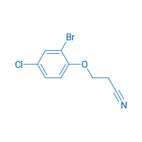 3-(2-Bromo-4-chlorophenoxy)propanenitrile 1g