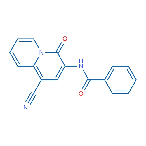 N-(1-Cyano-4-oxo-4H-quinolizin-3-yl)benzamide 1g