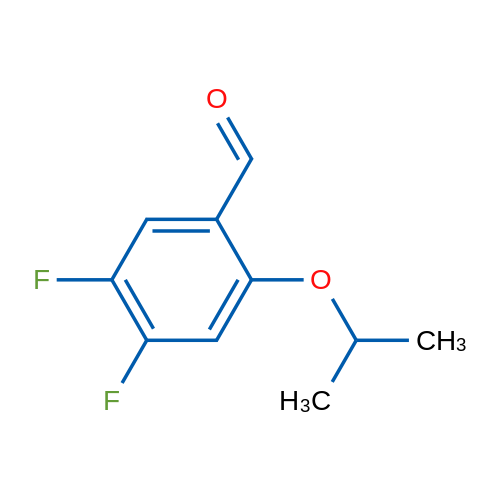 4,5-Difluoro-2-(propan-2-yloxy)benzaldehyde 10g