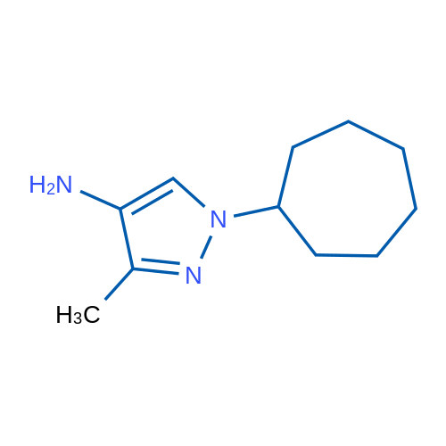 1-Cycloheptyl-3-methyl-1h-pyrazol-4-amine 1g