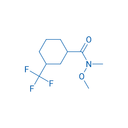 N-Methoxy-N-methyl-3-(trifluoromethyl)cyclohexanecarboxamide 250mg