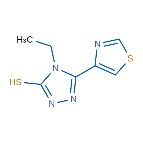 4-Ethyl-5-(1,3-thiazol-4-yl)-4h-1,2,4-triazole-3-thiol 1g