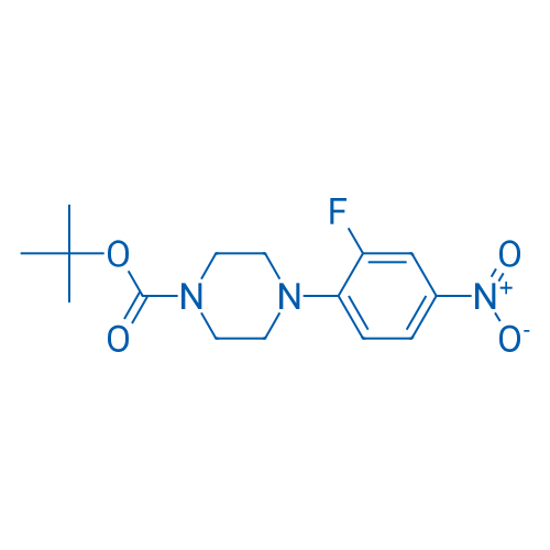 tert-Butyl 4-(2-fluoro-4-nitrophenyl)piperazine-1-carboxylate 1g