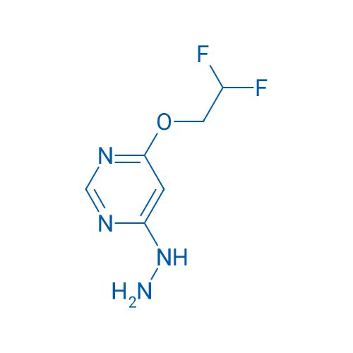 4-(2,2-Difluoroethoxy)-6-hydrazineylpyrimidine 1g