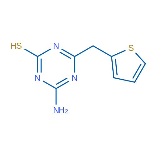 4-Amino-6-(thiophen-2-ylmethyl)-1,3,5-triazine-2-thiol 1g