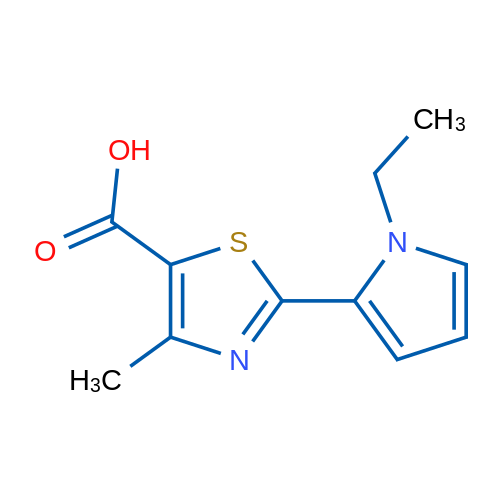 2-(1-Ethyl-1h-pyrrol-2-yl)-4-methyl-thiazole-5-carboxylic acid 5g