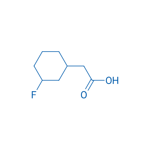 2-(3-fluorocyclohexyl)acetic acid 100mg