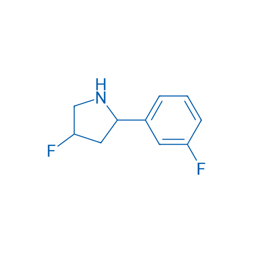 4-Fluoro-2-(3-fluorophenyl)pyrrolidine 1g