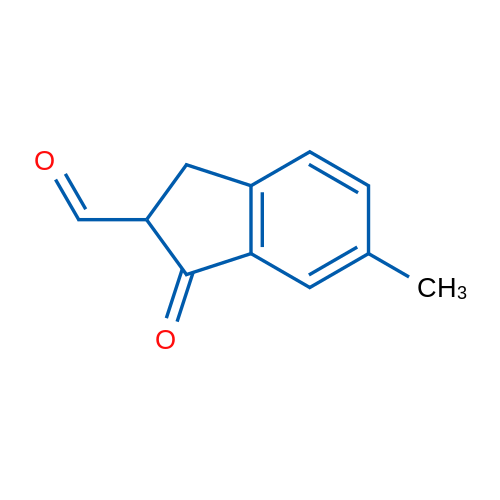 6-Methyl-1-oxo-2,3-dihydro-1h-indene-2-carbaldehyde 1g