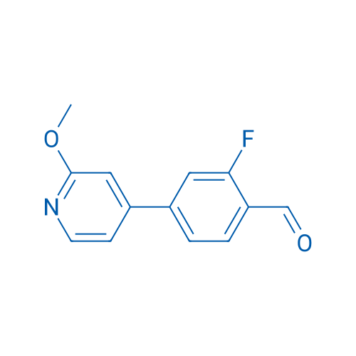 2-Fluoro-4-(2-methoxypyridin-4-yl)benzaldehyde 250mg