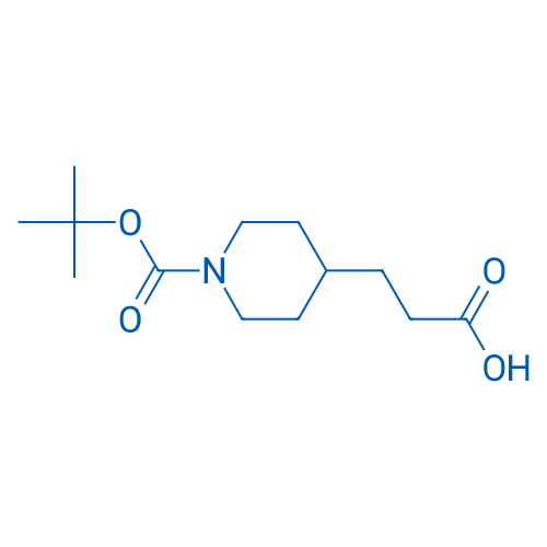 3-(1-(tert-Butoxycarbonyl)piperidin-4-yl)propanoic acid 250mg