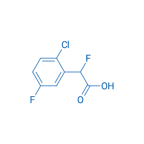 2-(2-Chloro-5-fluorophenyl)-2-fluoroacetic acid 1g