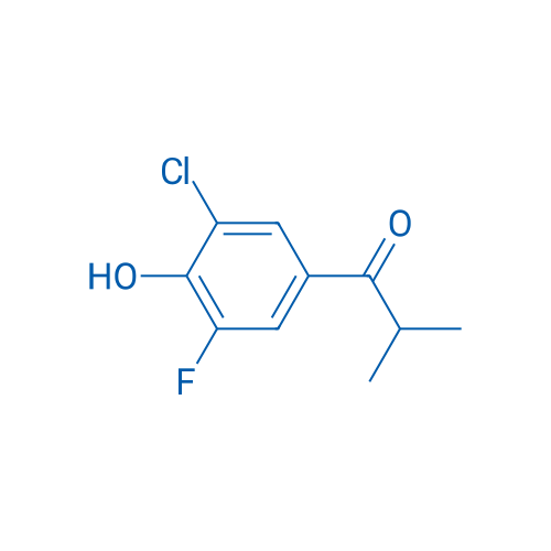 1-(3-Chloro-5-fluoro-4-hydroxyphenyl)-2-methylpropan-1-one 1g