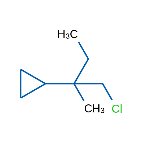 (1-Chloro-2-methylbutan-2-yl)cyclopropane 1g