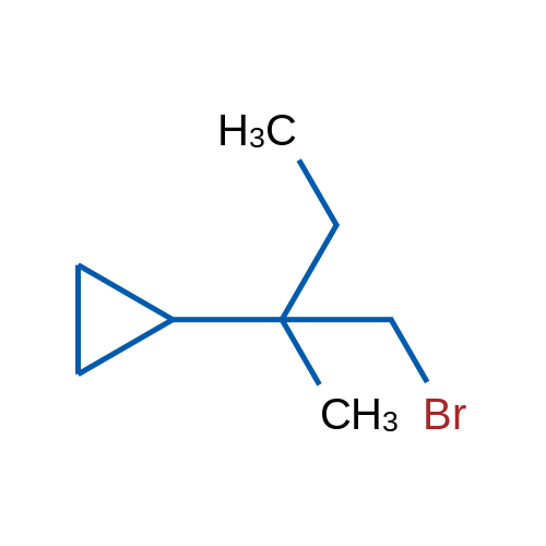(1-Bromo-2-methylbutan-2-yl)cyclopropane 1g