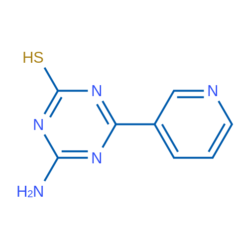 4-Amino-6-(pyridin-3-yl)-1,3,5-triazine-2-thiol 1g