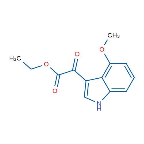 Ethyl 2-(4-methoxy-1H-indol-3-yl)-2-oxoacetate 250mg