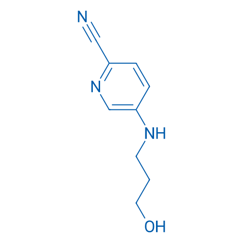 5-((3-Hydroxypropyl)amino)picolinonitrile 5g