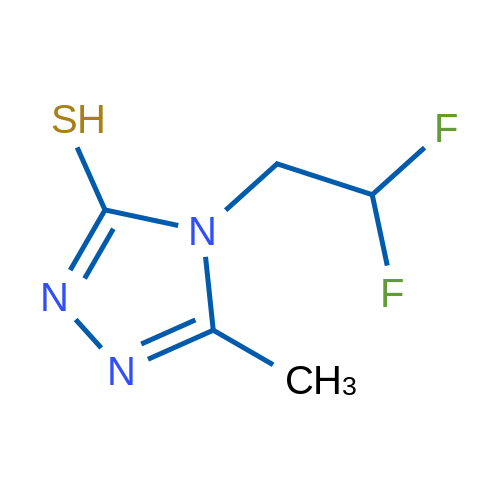4-(2,2-Difluoroethyl)-5-methyl-4h-1,2,4-triazole-3-thiol 1g