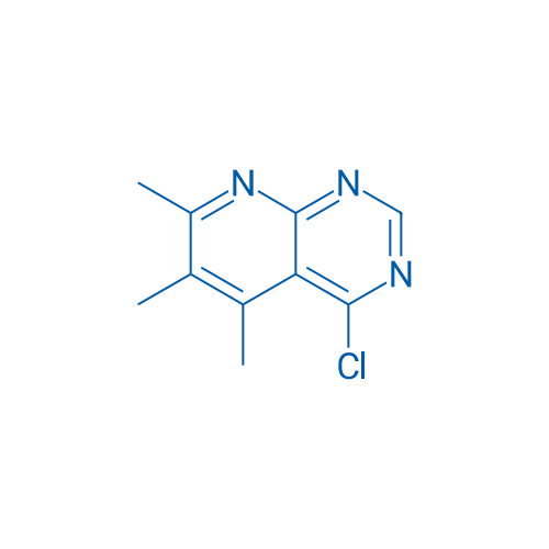 4-Chloro-5,6,7-trimethylpyrido[2,3-d]pyrimidine 1g