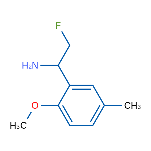 2-Fluoro-1-(2-methoxy-5-methylphenyl)ethan-1-amine 1g